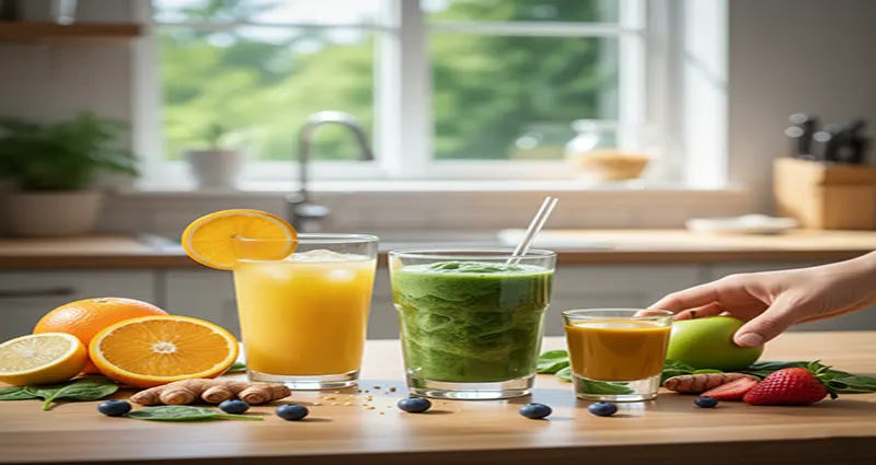 The Immunity Elixir: Vitamin-Rich Health Drinks for Immune System Support