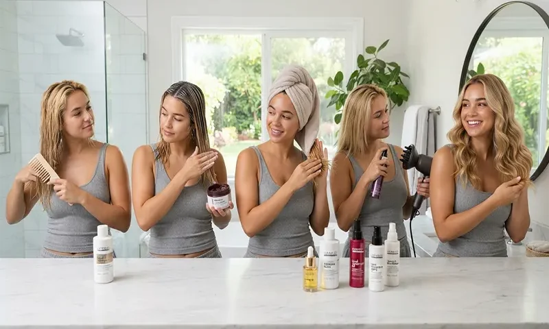 Weekly Hair Care Routine for Bleached and Damaged Hair Restoration